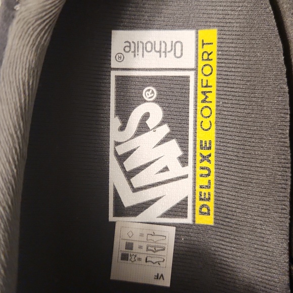 VANS  Men's Charcoal and White Sneakers Size 13. - Picture 4 of 13